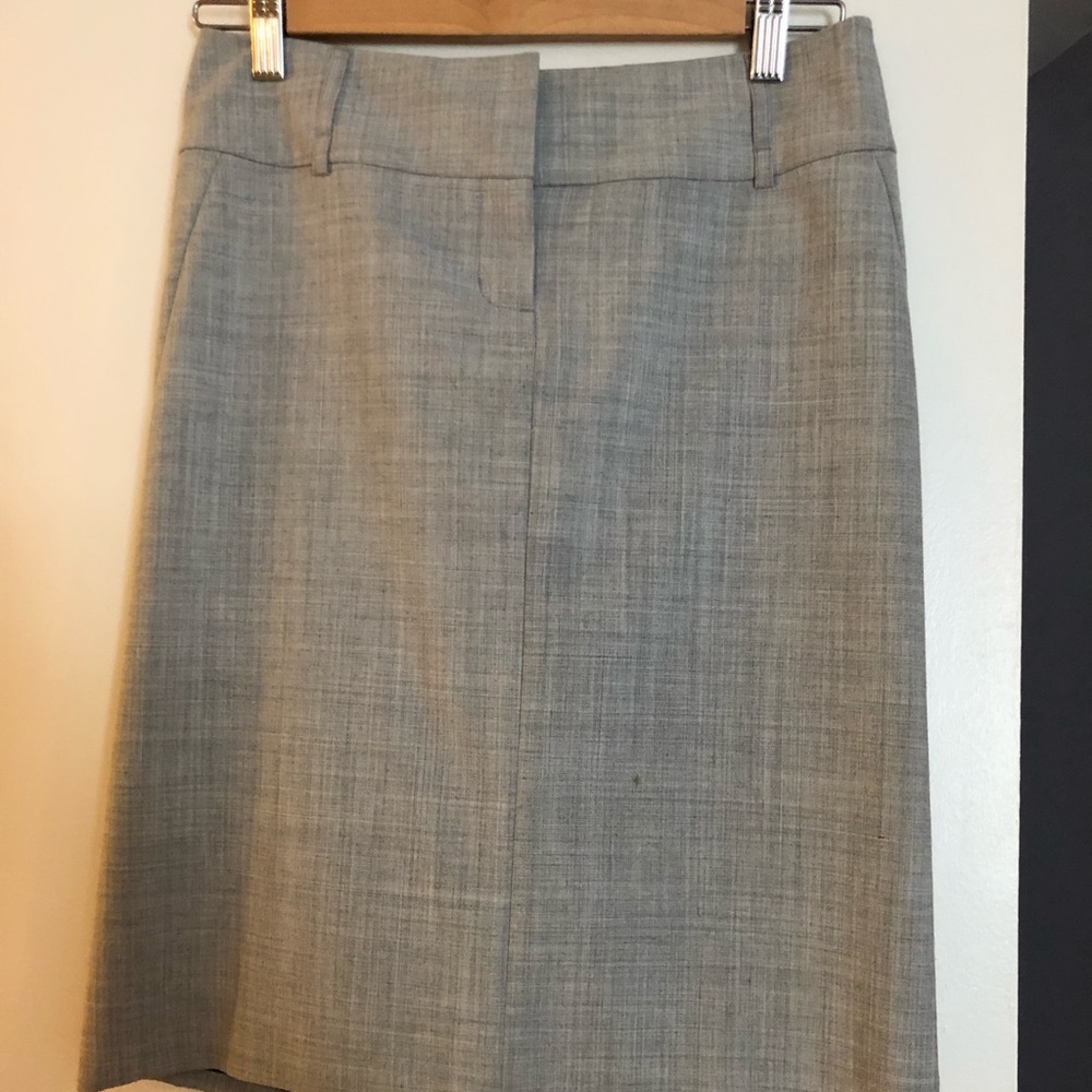 Light Gray Express Pencil Skirt, Size 2